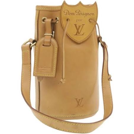 Louis Vuitton Vachetta Leather Dom Perignon Bottle Bag Wine Case Champagne 943lvs416