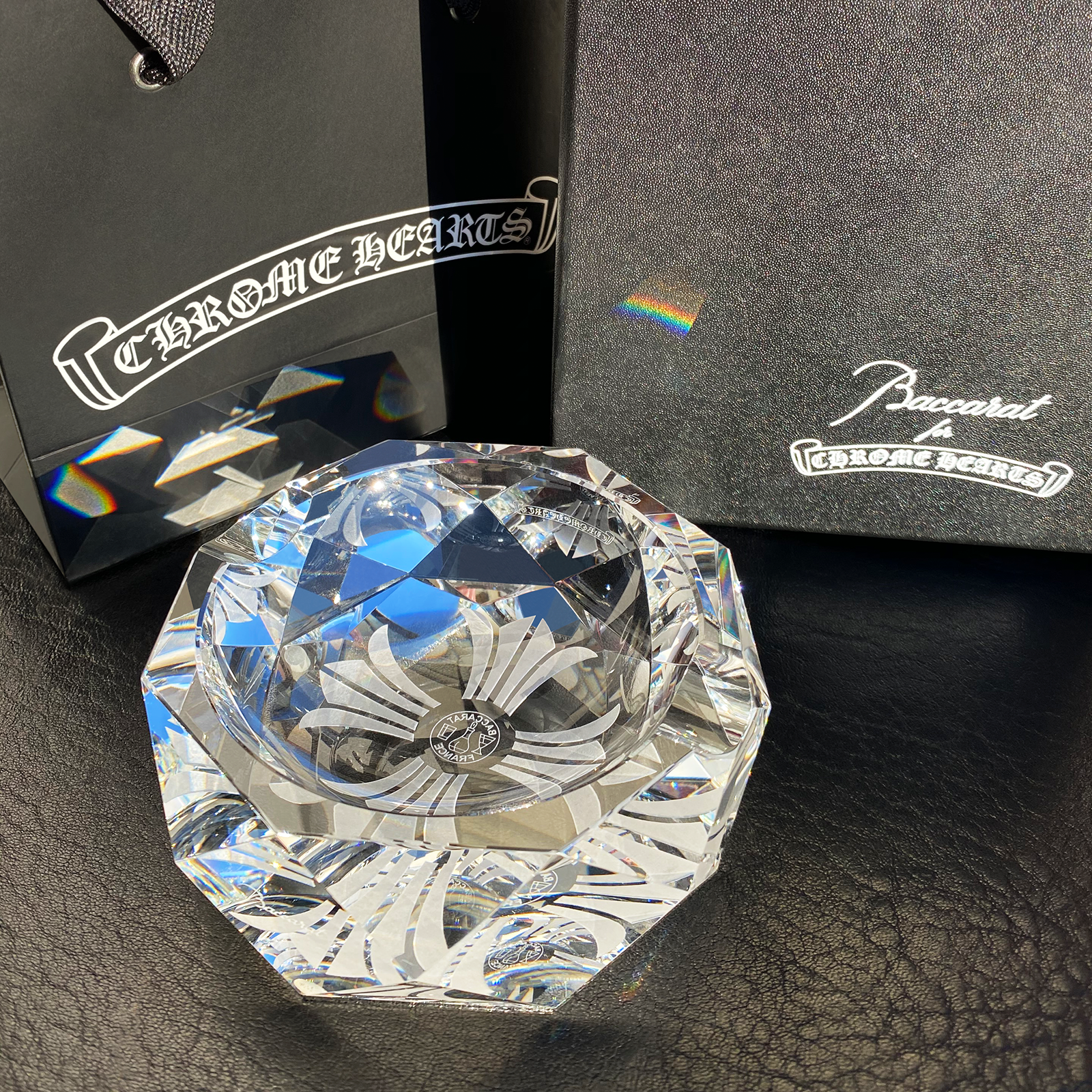 Baccarat for Chrome Hearts Crystal Ashtray – Kilo Caviar Baccarat for Chrome Hearts Crystal Ashtray – Kilo Caviar