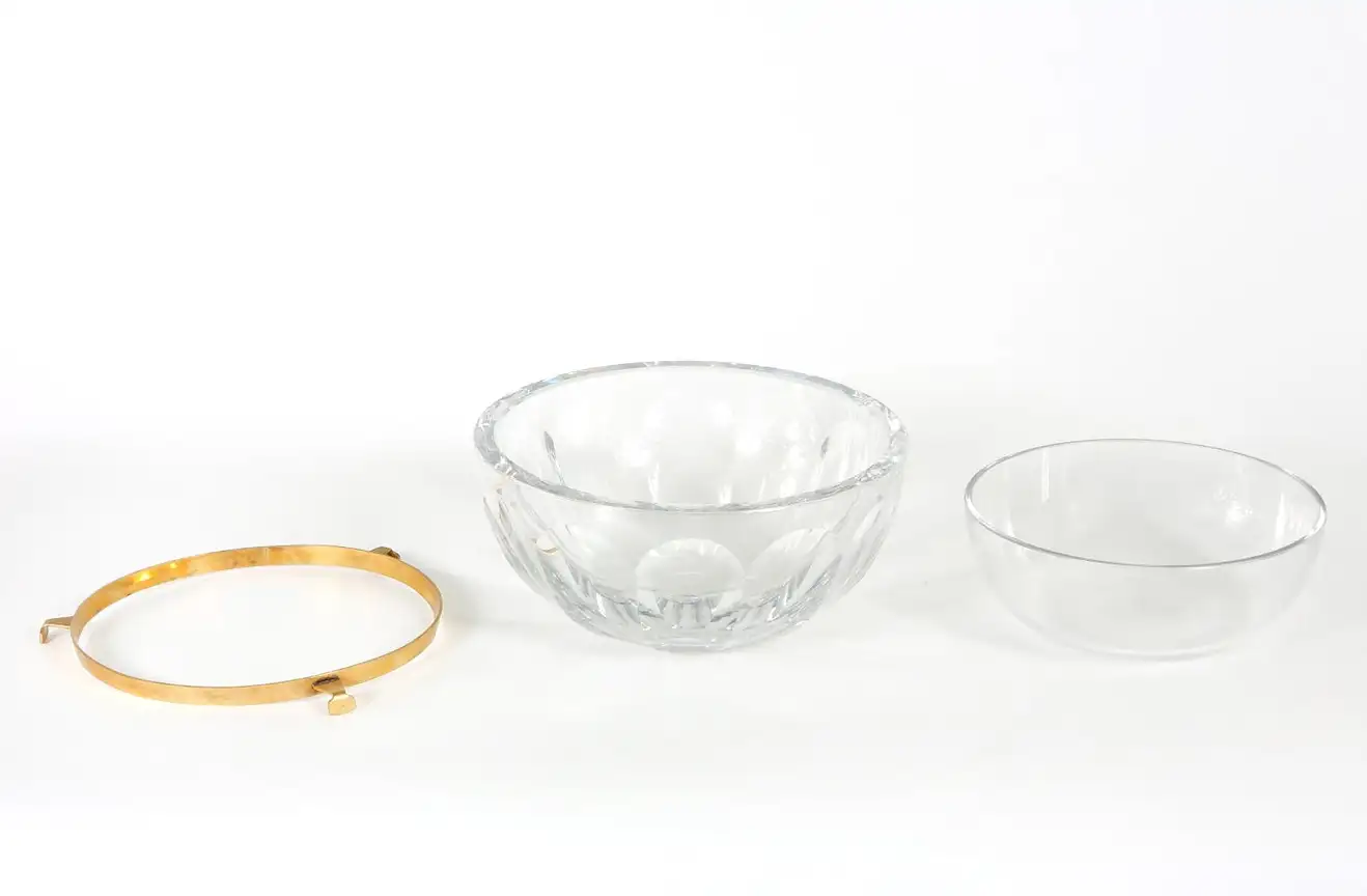 Baccarat Crystal Caviar Service Mid-20th Century